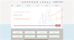 Desktop Screenshot of hodgsonlegal.com
